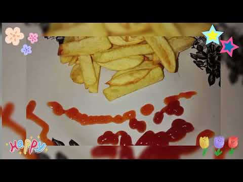 NAVISHA MEMBUAT KENTANG GORENG DAN ES COKLAT