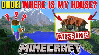 LOST YOUR HOUSE IN MINECRAFT? How to Easily Find Your Lost House in Minecraft.