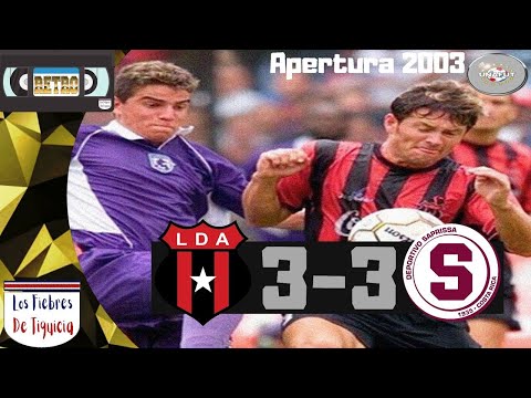 Liga Deportiva Alajuelense vs Deportivo Saprissa 🇨🇷⚽ Apertura 2003 (Extendido)