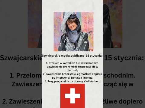 Szwajcarskie media publiczne 15 stycznia