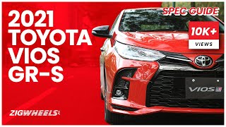 2021 Toyota Vios GR-S Spec Guide | Zigwheels.Ph