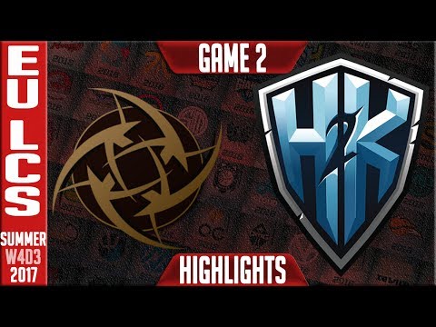 NIP vs H2K Highlights Game 1 | EU LCS week 4 Summer 2017 | Ninjas In Pyjamas vs H2K G1
