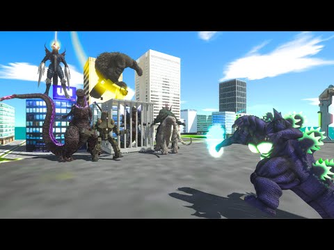 New Super Godzilla Death Run! rescue Space Godzilla From Kong