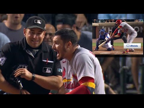 Ejection 143 - Nolan Arenado's Reaction to Strike Three Swinging Call Humors Cubs, Umpire John Libka