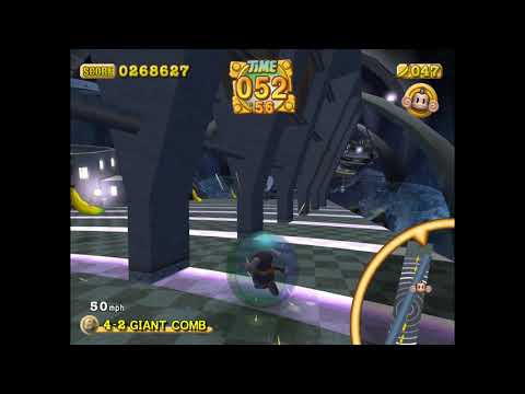 Super Monkey Ball 2 World 4 - 2 giant comb