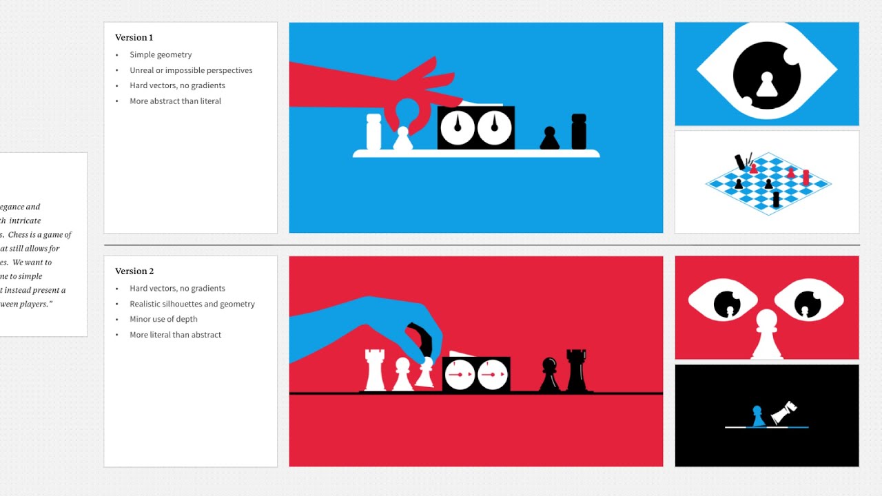Motion graphics design process: How to create style frames