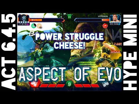 Act 6.4.5 Aspect of Evolution Path and Doctor Doom vs Hyperion Miniboss - with Power Struggle Cheese