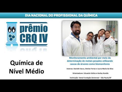Prêmio CRQ-IV 2018 - Química de Nível Médio