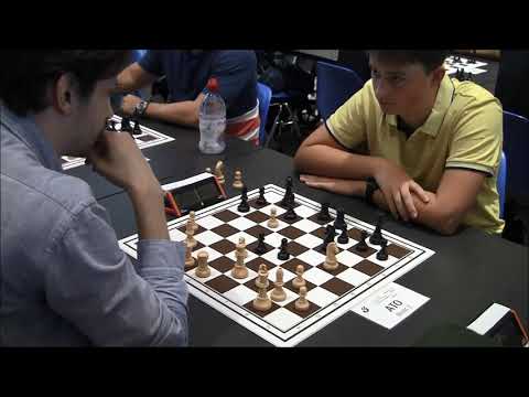 Biel Chess Festival 2019 Blitz : GM Jules Moussard (FR) 2643 - MI Vincent Keymer 2464 (ALL.14 ans)