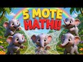 Pach Mote Hathi Viralvideo Hindi New Viral 100m Views