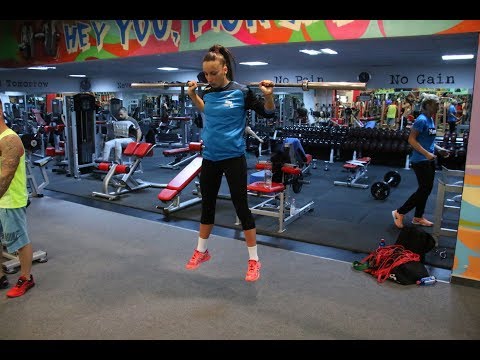 VIDEO - Naționala de handbal, în sala de forță