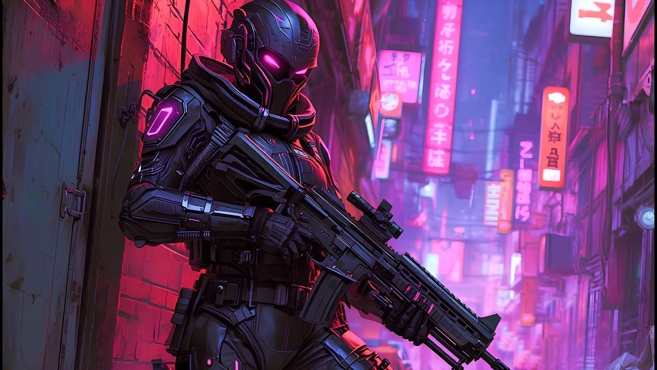 Sentinel - Cyberpunk Synthwave for Coding or Studying