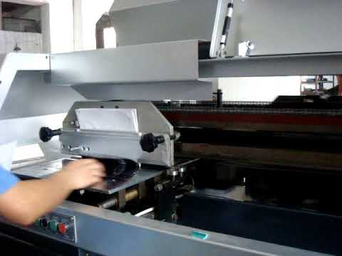 UT50-3A ELLIPTIC PERFECT BOOK BINDING MACHINE WITH MANUAL COVER LOAD