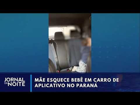 Mãe esquece bebê em carro de aplicativo no Paraná