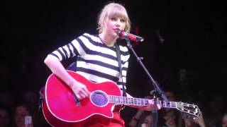 Taylor Swift - Cold as You (live)