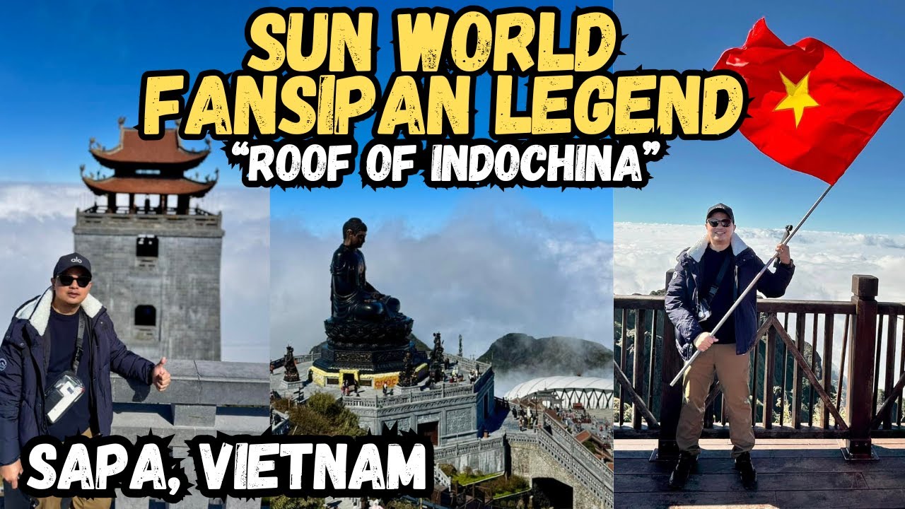 Sun World Fansipan Legend showcases cable cars, pagodas, gardens, and panoramic mountain views beautifully.