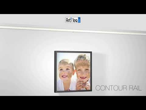 Vidéo Cimaise Contour Rail