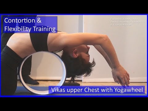 77 Flexyart Contortion Training: Upper Back w. Wheel  - Also for Yoga, Pole, Ballet, Dance People