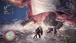 [MHW:IB]ムフェト　ランスペア１周目討伐　全部位破壊　13:46.66　/The Red Dragon Pursuit Lv1 Safi Jiva lance duo all break