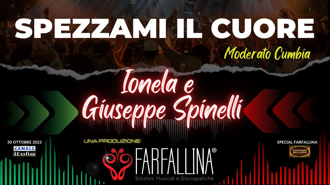 Ionela e Giuseppe Spinelli "SPEZZAMI IL CUORE" Canale Italia SPECIALE FARFALLINA Cantando Ballando