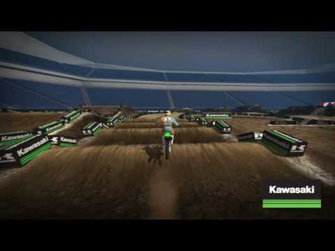 Detroit Supercross 2017 - Kawasaki Track Map