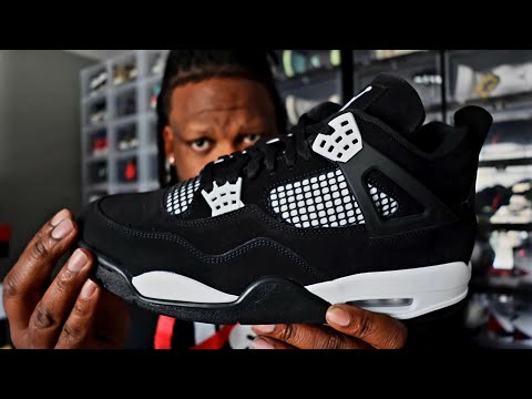 AIR JORDAN 4 WHITE THUNDER REVIEW!!!