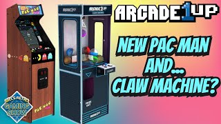 Two New Leaks from Arcade1up! Pacman Plus Deluxe and...a Claw Machine??