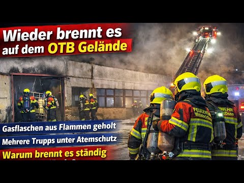 #Brandserie in Wittstock reißt nicht ab Brand auf OTB-Gelände #Wittstock (14.02.2026)