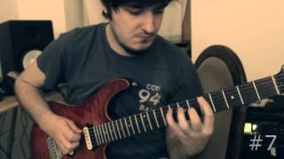 Martin Miller - Guitar Diary Episodes 1-8 + TAB (Legato, Hybrid Picking, Tapping)