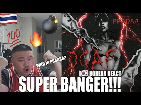 🇹🇭🇰🇷🔥Korean Hiphop Junkie react to PRADAA - DGAF (THAI/ENG SUB)