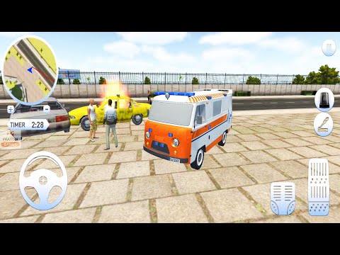 Roof Jumping Ambulance Simulator - #11 Rooftop Stunts - Android Gameplay Video | Ambulance Games 3D