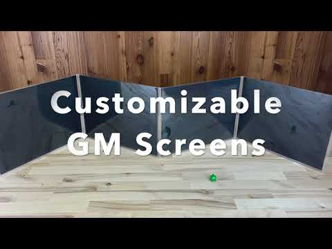 Horizontal Game Master's Screen video