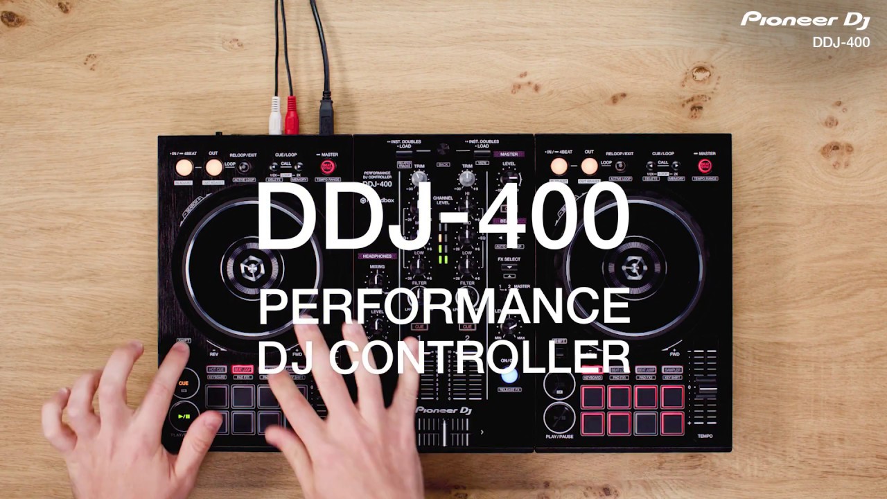  Pioneer DJ DDJ-400 2-Deck Rekordbox DJ Controller : Musical  Instruments