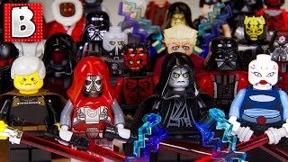 YouTube thumbnail: Every Lego Sith Minifigure Ever Made!!! | Collection Review