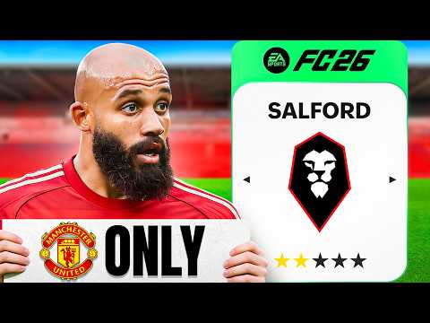 I Rebuilt Salford City With Man Utd Players ONLY!