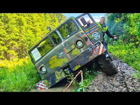 МАЗ 537 в болоте / ТЯГАЧ или ВЕЗДЕХОД?