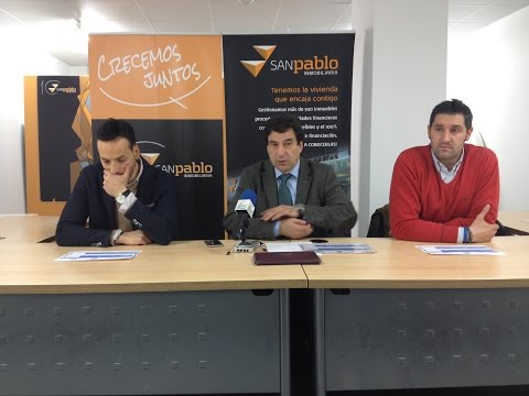 RADIOEVOLUCION BURGOS rueda de prensa SAN PABLO INMOBILIARIA PLAYOFF