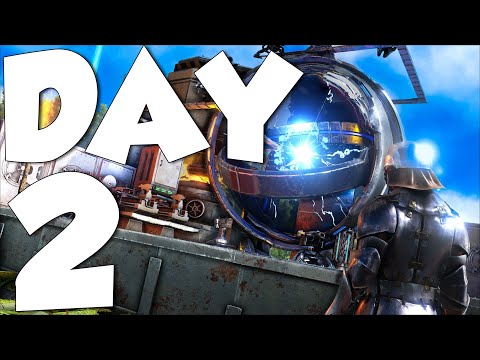 How We Built The Fattest TEK Base On DAY 2 - ARK PvP