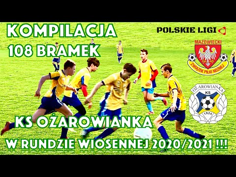 Kompilacja 108 bramek KS Ożarowianka Ożarów w rundzie wiosennej