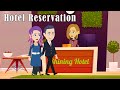 At The Hotel Conversation Hotel Reservation And Check In