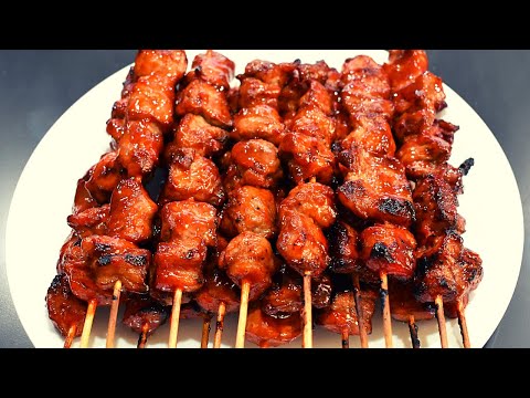 PORK BARBECUE ON STICK FILIPINO STYLE