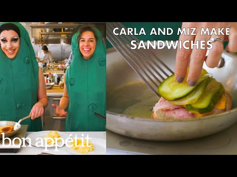 Miz Cracker and Carla Make Friendly Sandwiches | From the Test Kitchen | Bon Appétit