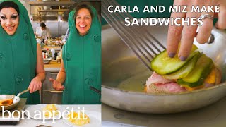 Miz Cracker and Carla Make Friendly Sandwiches | From the Test Kitchen | Bon Appétit