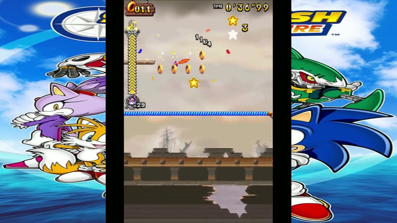 Sonic Rush Adventure - Haunted Ship Act 1