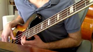 Soul Intro / The Chicken - Jaco Pastorius complete bassline transcription (Aurex Jazz 82) PART 1