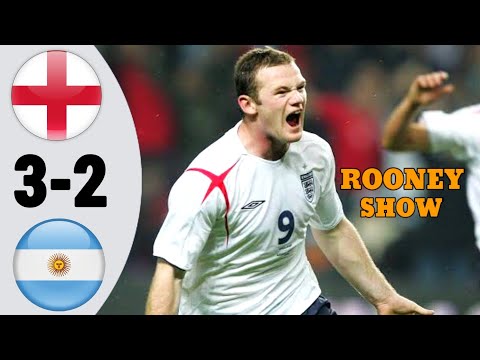 England 3 × 2 Argentina | Extended Highlight and All Goals- 2005 HD