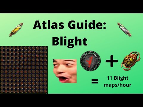 3.14 Atlas Guide: Blight - Toxic Sewers are OP, Farming 144 Blighted Maps in a Day!