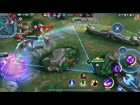 Ixia Aggressive Gameplay 💀 Emojis Cute 🥰 √ MLBB