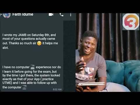 Watch This; JAMB PRACTICE APP TESTIMONIES (Download Now) (Link in description)