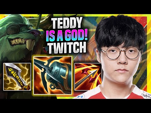 TEDDY IS A GOD WITH TWITCH IN EUW SOLOQ! - T1 Teddy Plays Twitch ADC vs Aphelios!